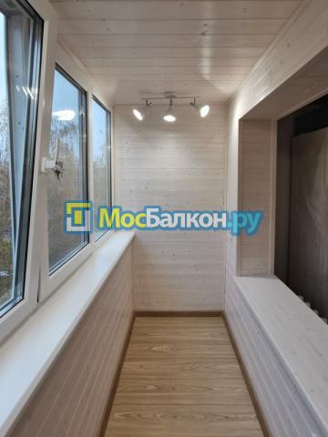 отделка деревянной вагонкой