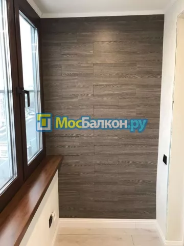 Отделка балкона и лоджии пластиковыми ПВХ панелями в Истре от компании МосБалкон