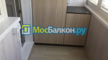 Шкаф на балкон купить в Истре на заказ недорого от МосБалкон