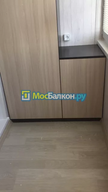Шкаф на балкон купить в Истре на заказ недорого от МосБалкон