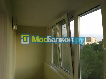 Отделка балкона и лоджии пластиковыми ПВХ панелями в Истре от компании МосБалкон