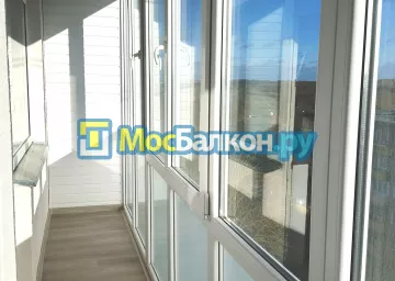 Отделка балкона и лоджии пластиковыми ПВХ панелями в Истре от компании МосБалкон