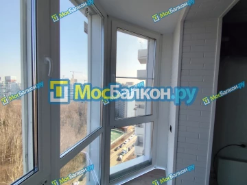 Панорамное остекление заказать под ключ по выгодной цене в Истре от компании МосБалкон