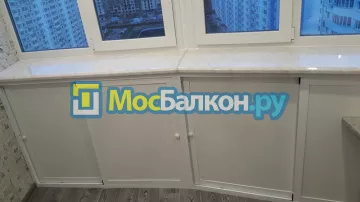 Шкаф на балкон купить в Истре на заказ недорого от МосБалкон