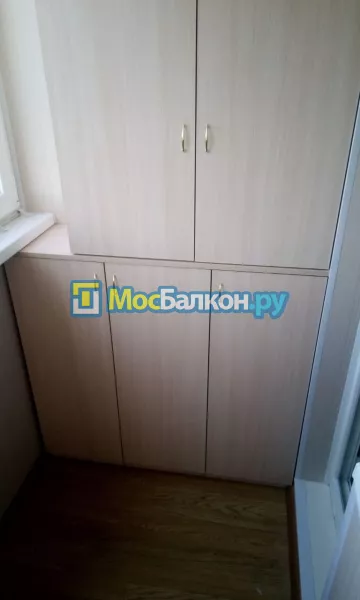 Шкаф на балкон купить в Истре на заказ недорого от МосБалкон
