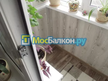 Отделка балкона и лоджии пластиковыми ПВХ панелями в Истре от компании МосБалкон