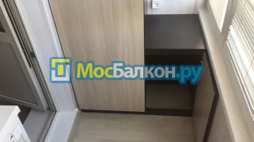 Шкаф на балкон купить в Истре на заказ недорого от МосБалкон