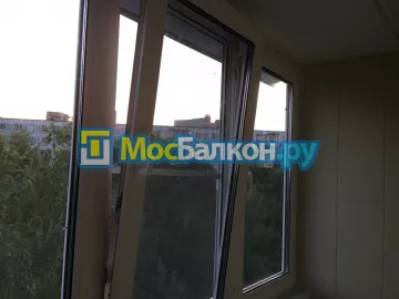 Отделка балкона и лоджии пластиковыми ПВХ панелями в Истре от компании МосБалкон