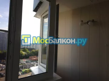 Отделка балкона и лоджии пластиковыми ПВХ панелями в Истре от компании МосБалкон