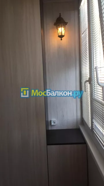 Шкаф на балкон купить в Истре на заказ недорого от МосБалкон