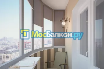 Шкаф на балкон купить в Истре на заказ недорого от МосБалкон