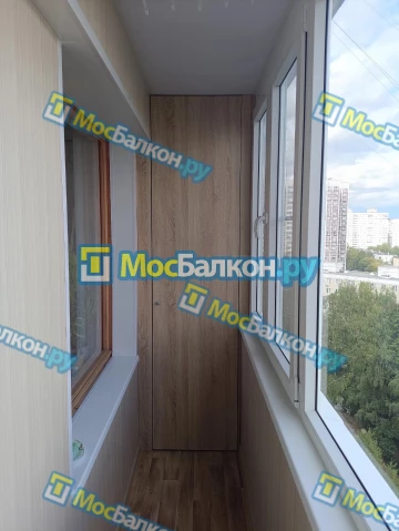Шкаф на балкон купить в Истре на заказ недорого от МосБалкон