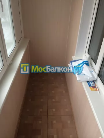 Отделка балкона и лоджии пластиковыми ПВХ панелями в Истре от компании МосБалкон