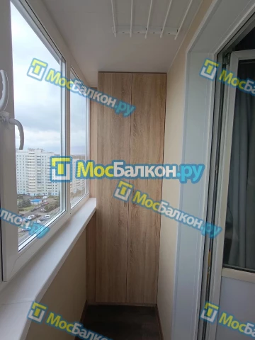 Шкаф на балкон купить в Истре на заказ недорого от МосБалкон