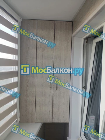Шкаф на балкон купить в Истре на заказ недорого от МосБалкон