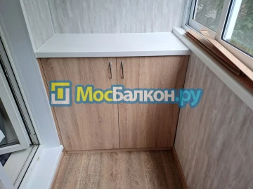 Шкаф на балкон купить в Истре на заказ недорого от МосБалкон