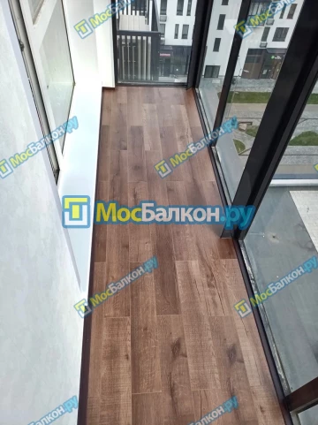 Панорамное остекление заказать под ключ по выгодной цене в Истре от компании МосБалкон