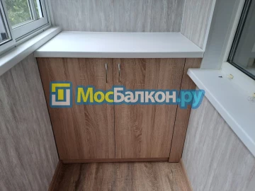 Шкаф на балкон купить в Истре на заказ недорого от МосБалкон