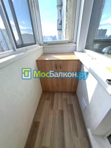 Шкаф на балкон купить в Истре на заказ недорого от МосБалкон
