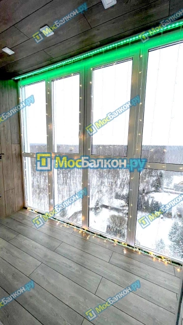 Панорамное остекление заказать под ключ по выгодной цене в Истре от компании МосБалкон