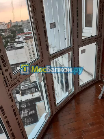 Панорамное остекление заказать под ключ по выгодной цене в Истре от компании МосБалкон