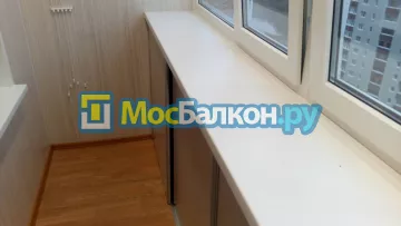 Шкаф на балкон купить в Истре на заказ недорого от МосБалкон