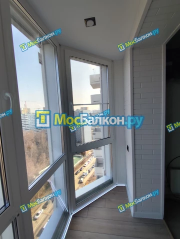 Панорамное остекление заказать под ключ по выгодной цене в Истре от компании МосБалкон