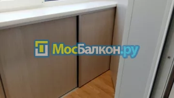 Шкаф на балкон купить в Истре на заказ недорого от МосБалкон