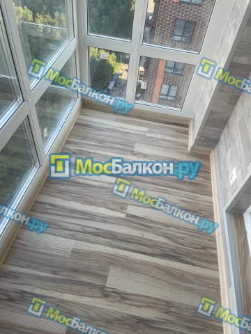 Панорамное остекление заказать под ключ по выгодной цене в Истре от компании МосБалкон