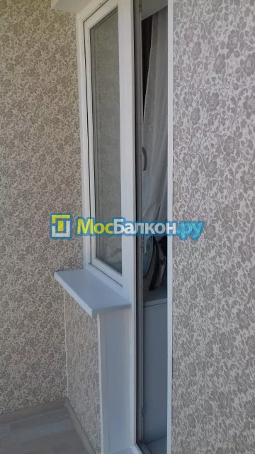 Отделка балкона и лоджии пластиковыми ПВХ панелями в Истре от компании МосБалкон