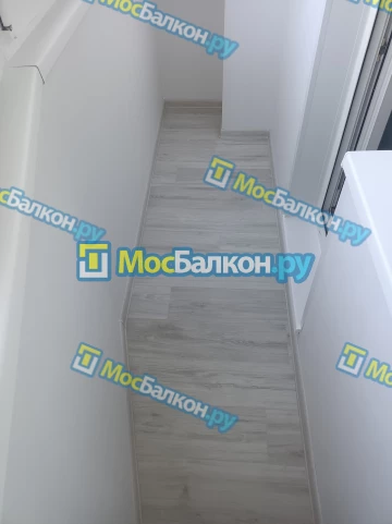 Отделка балкона и лоджии пластиковыми ПВХ панелями в Истре от компании МосБалкон