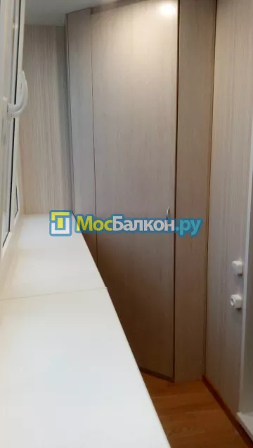 Шкаф на балкон купить в Истре на заказ недорого от МосБалкон