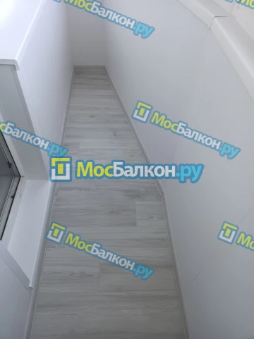 Отделка балкона и лоджии пластиковыми ПВХ панелями в Истре от компании МосБалкон
