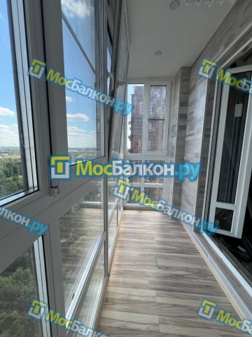 Панорамное остекление заказать под ключ по выгодной цене в Истре от компании МосБалкон