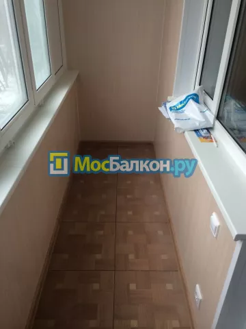Отделка балкона и лоджии пластиковыми ПВХ панелями в Истре от компании МосБалкон