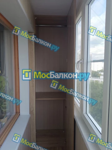 Шкаф на балкон купить в Истре на заказ недорого от МосБалкон