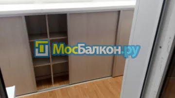 Шкаф на балкон купить в Истре на заказ недорого от МосБалкон