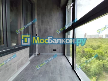 Панорамное остекление заказать под ключ по выгодной цене в Истре от компании МосБалкон