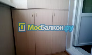 Шкаф на балкон купить в Истре на заказ недорого от МосБалкон