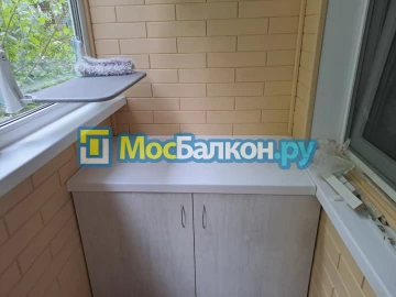 Шкаф на балкон купить в Истре на заказ недорого от МосБалкон